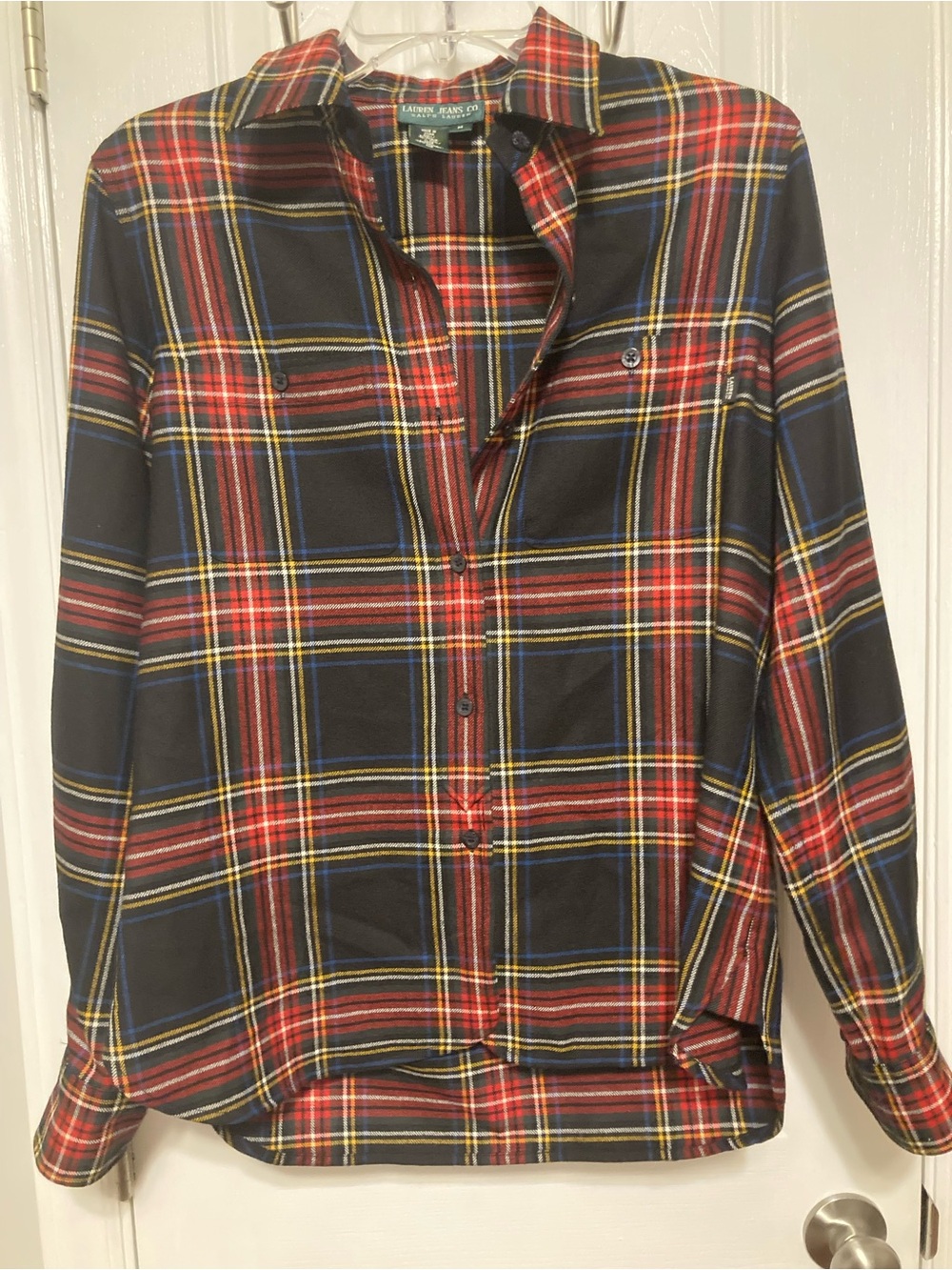 Vintage Lauren Jeans Co. Ralph Lauren Wool Plaid Button Down Shirt